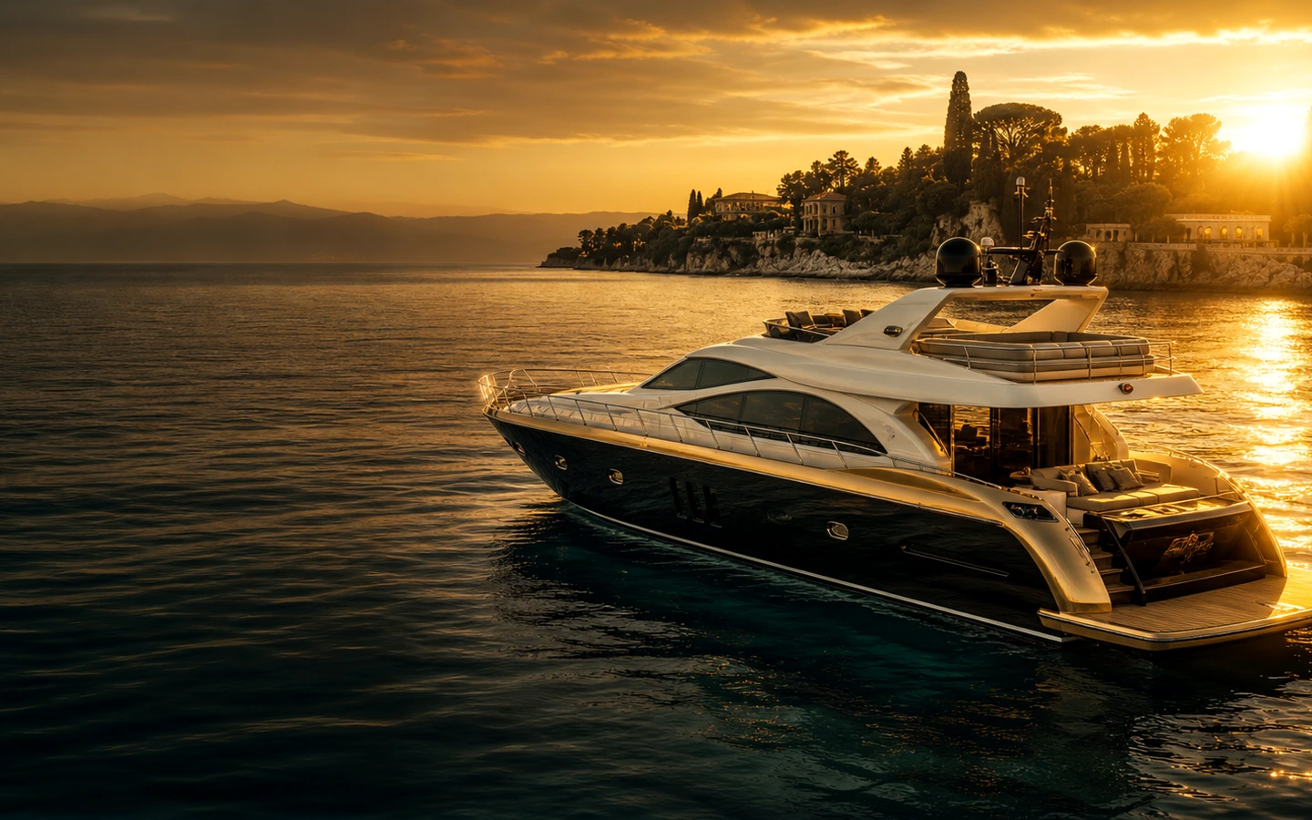 Croisière en yacht de luxe privé au bord de Corfou dans la mer Ionienne