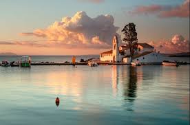 kanoni-mouse-island-corfu Boat Trip Page: > Enjoy a scenic boat trip from Messonghi River to Corfu Town. Avoid traffic, enjoy coastal views, and explore the UNESCO Old Town. Book your cruise online today!