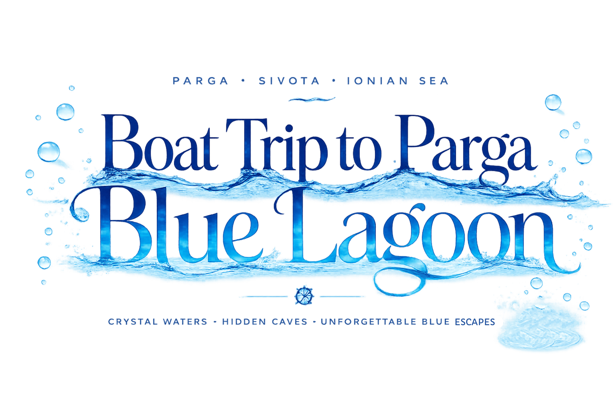  Corfu Boat Trip to Parga Blue Lagoon