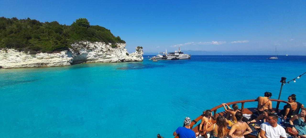 Paxos Antipaxos excursion croisière Corfou excursion Meteores Corfou