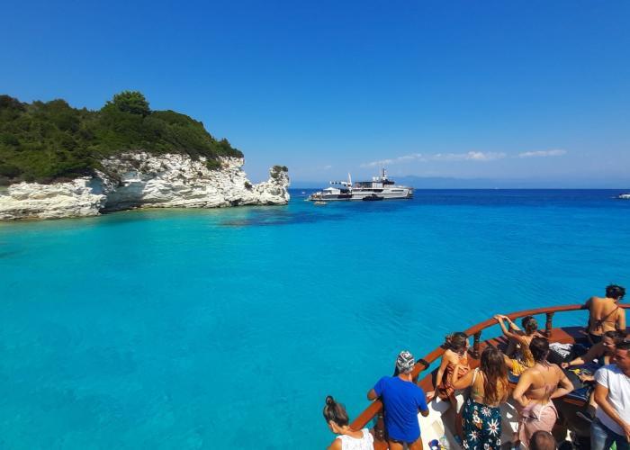 Paxos Antipaxos excursion croisière Corfou excursion Meteores Corfou