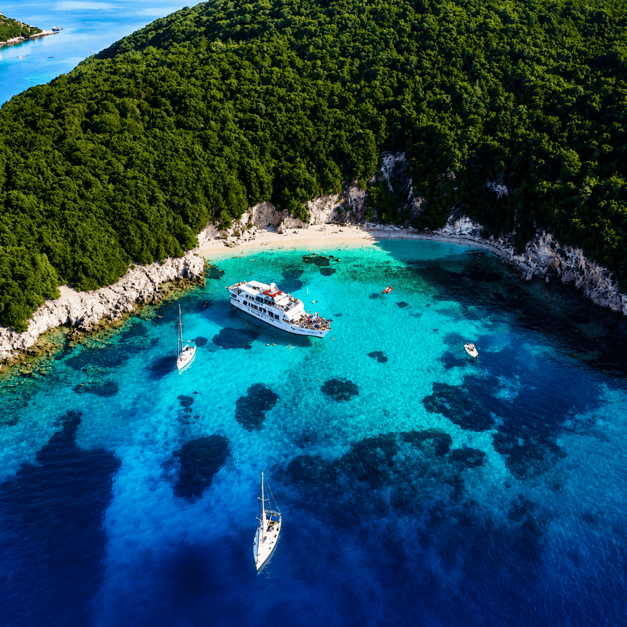 parga blue lagoon boat trip from corfu