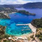 “Paleokastritsa beach Corfu turquoise water Greece”