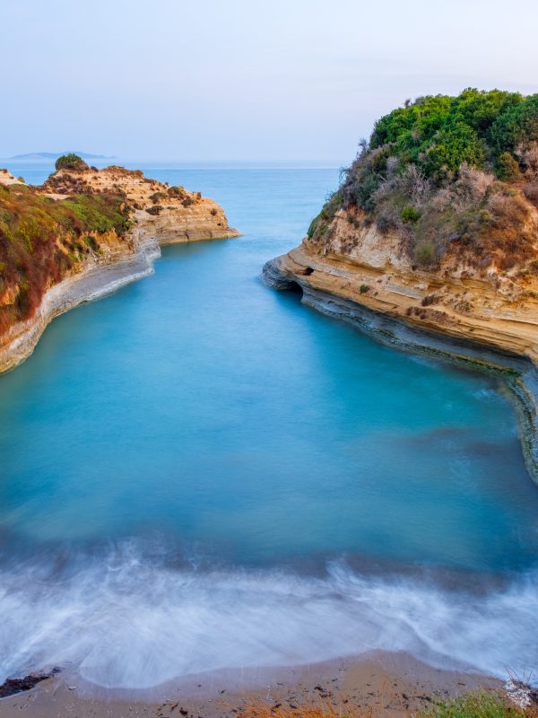 Famous,Canal,D'amour,Beach,With,Beautiful,Rocky,Coastline,In,Amazing corfu daytrip