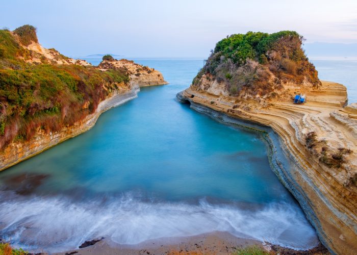 Famous,Canal,D'amour,Beach,With,Beautiful,Rocky,Coastline,In,Amazing corfu daytrip