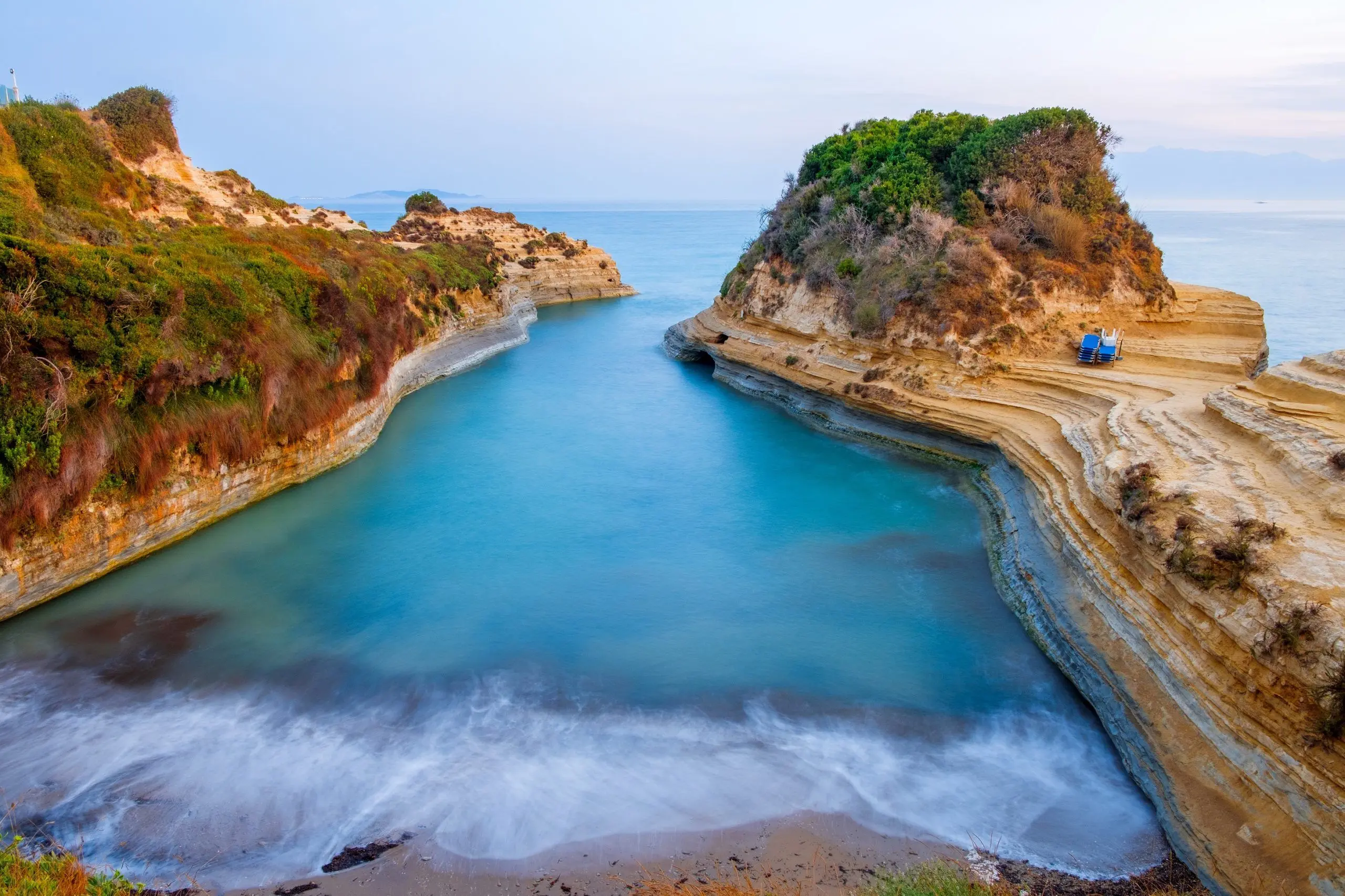 Famous,Canal,D'amour,Beach,With,Beautiful,Rocky,Coastline,In,Amazing corfu daytrip