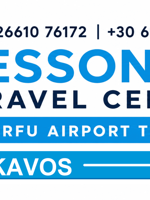 Airport transfer from Corfu Airport to Messonghi and Moraitika