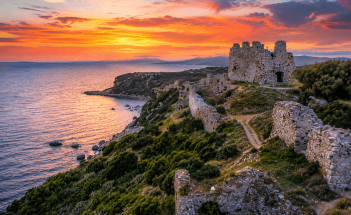 Pirate Legends of South Corfu at Sunset