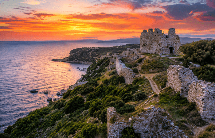 Pirate Legends of South Corfu at Sunset