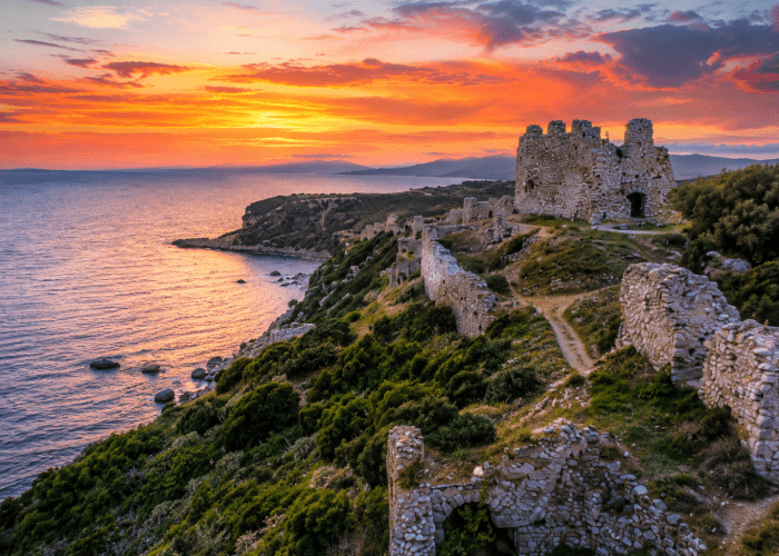 Pirate Legends of South Corfu at Sunset