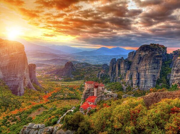 Private tour to Meteora, FROM CORFU with comfortable transportation to and from your accommodation. You will visit and admire the monasteries and the uniqueness of the landscape